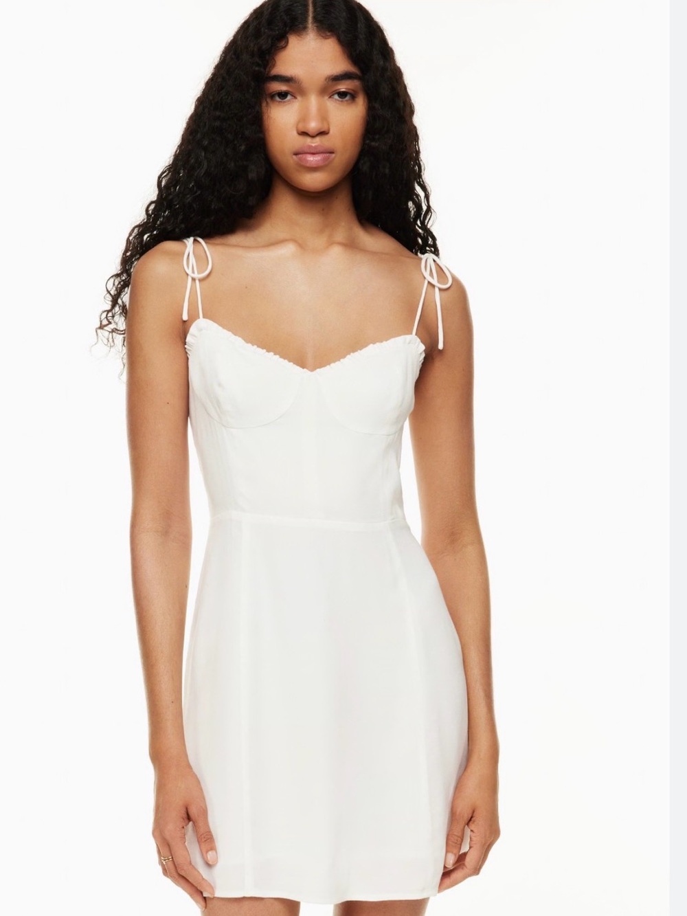 Wilfred Fable White Mini Dress